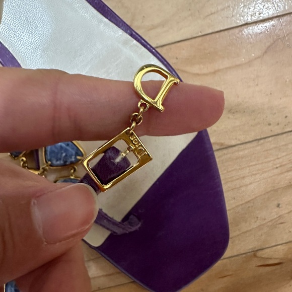 SOLD Dior leather sandals - Les Merveilles De Babellou - Picture 7 of 11